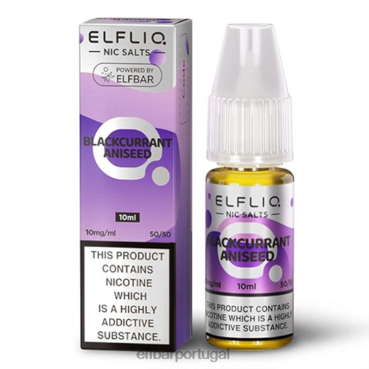 6FN06178 sais elfbar elfliq nic - anis de groselha preta - 10ml-20 mg/ml Uma cor cigarros eletrônicos