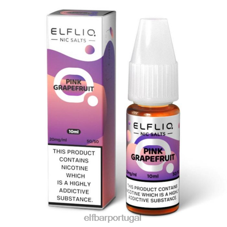 6FN06201 elfbar elfliq toranja rosa nic sais - 10ml-5mg Uma cor cigarros eletrônicos