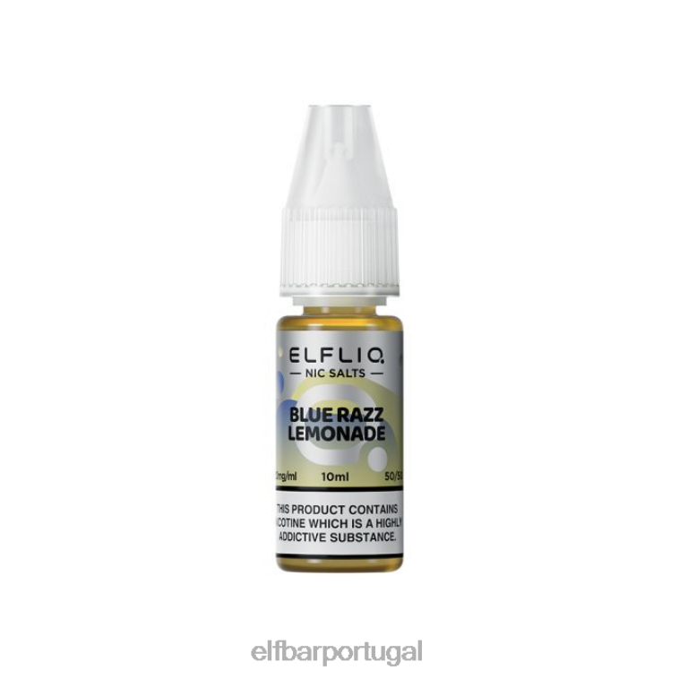 6FN06217 elfbar elfliq blue razz limonada nic sais - 10ml-10 mg/ml Uma cor cigarros eletrônicos