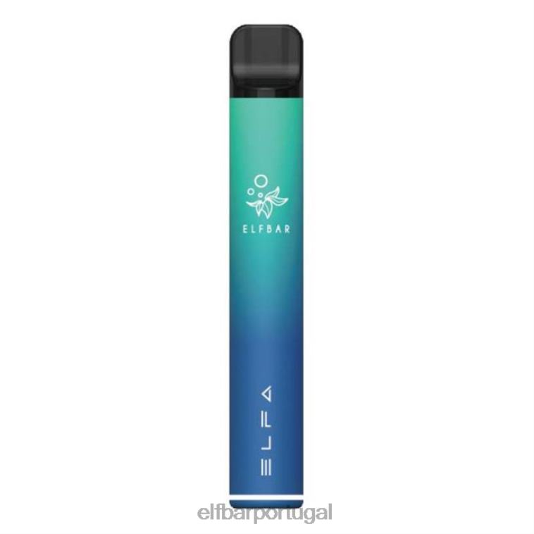 6FN06104 kit elfbar elfa pod - kit inicial de pod - 500mah aurora azul cigarros eletrônicos