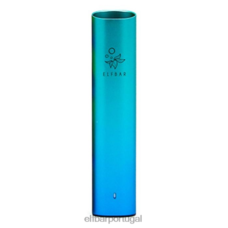 6FN06140 Kit vape elfbar mate 500 pod - bateria de 500mah aurora azul cigarros eletrônicos