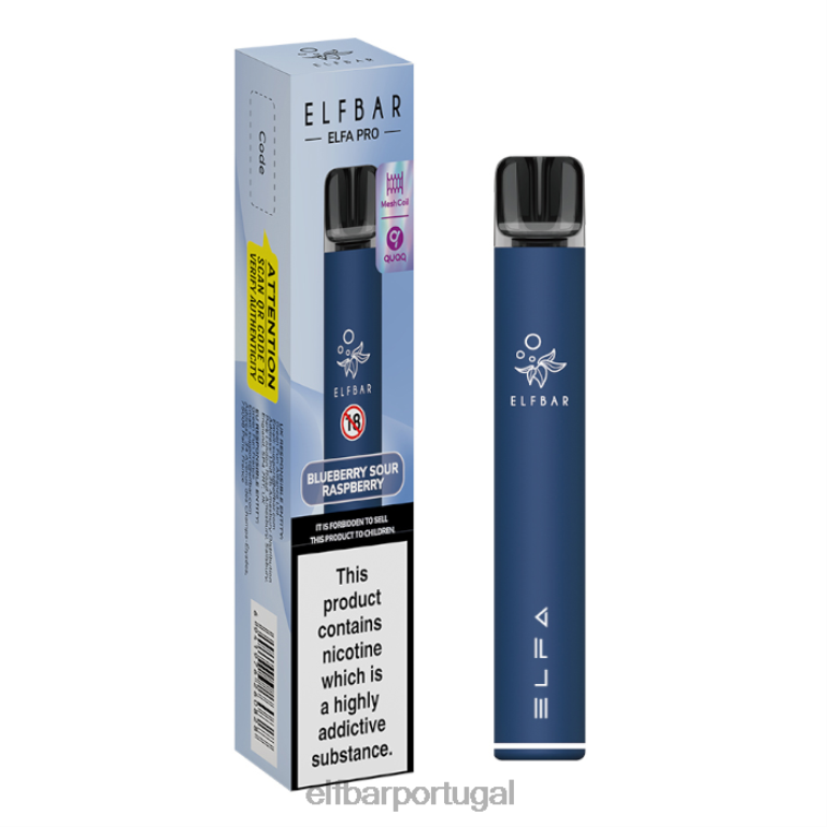 6FN0669 kit elfbar elfa pro pod - recarregável vagem pré-cheia azul marinho + mirtilo azedo cigarros eletrônicos