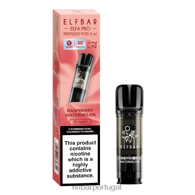 6FN0686 elfbar elfa pro cápsulas pré-cheias - 20 mg - 2 unidades gelo de pêssego cigarros eletrônicos