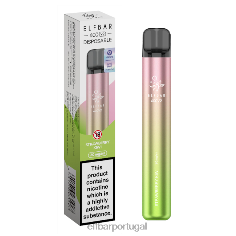 6FN062 vaporizador descartável elfbar 600v2 - 20mg uva cigarros eletrônicos