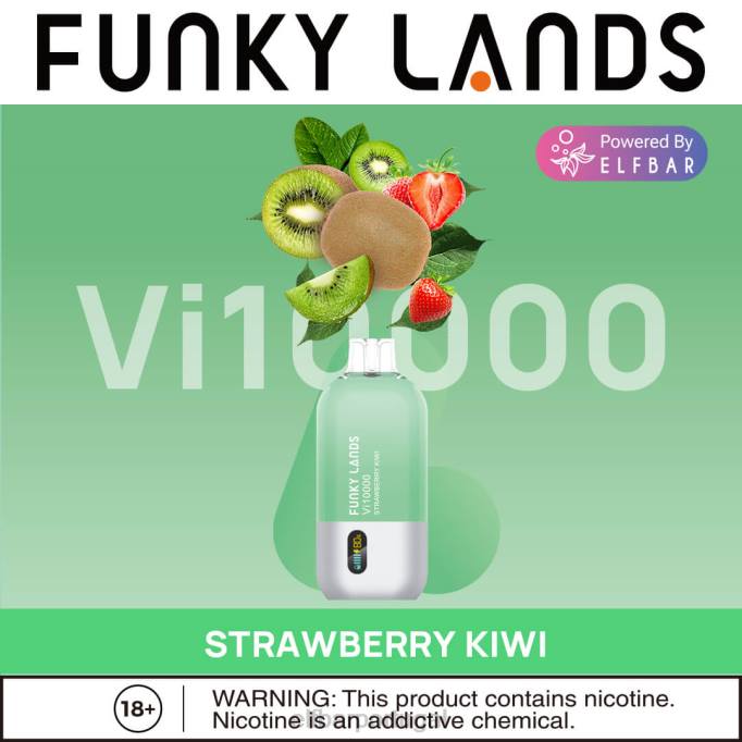 colada de pêssego cigarro eletrônico HDFV162 Funky Lands vape descartável vi10000 puffs ELFBAR