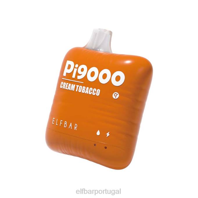 creme de tabaco cigarro eletrônico HDFV105 pi9000 vape descartável 9000 baforadas ELFBAR