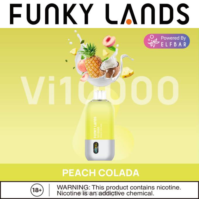 gelo de melancia cigarro eletrônico HDFV154 Funky Lands Melhor Sabor Vape Descartável Vi10000 Série Iced ELFBAR